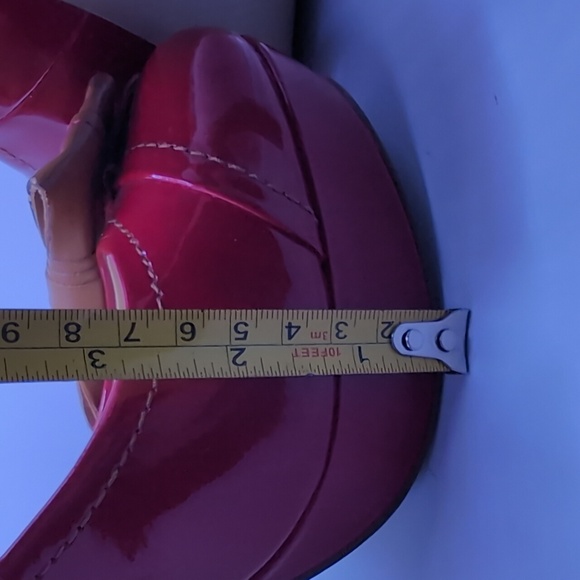 Guess Caylee Red Platform Heels size 7 - Picture 5 of 10